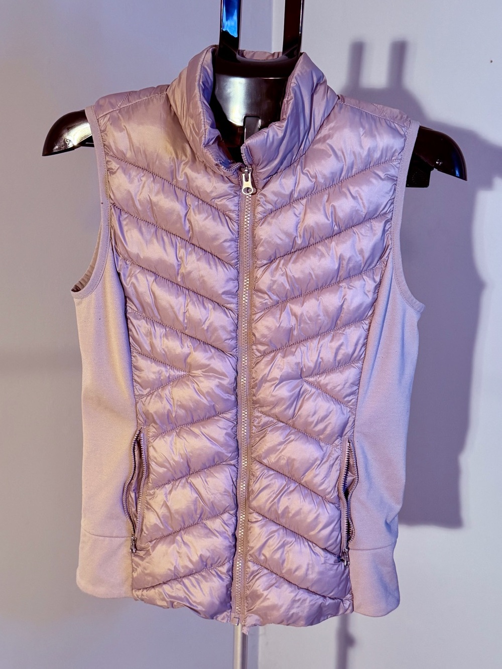 Zella Lilac Stretch Active Puffer Vest